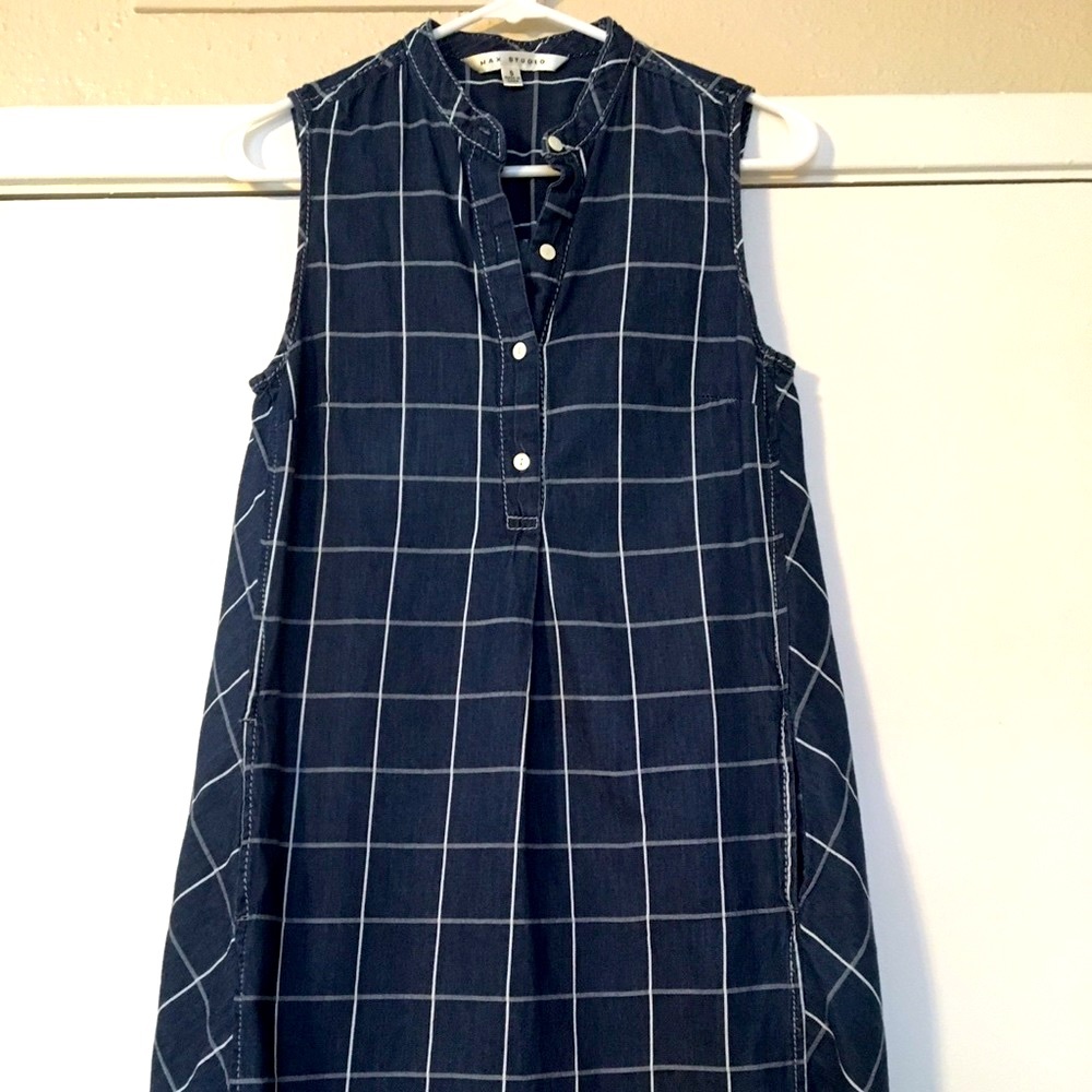 Max Studio Sleeveless Jean Dress